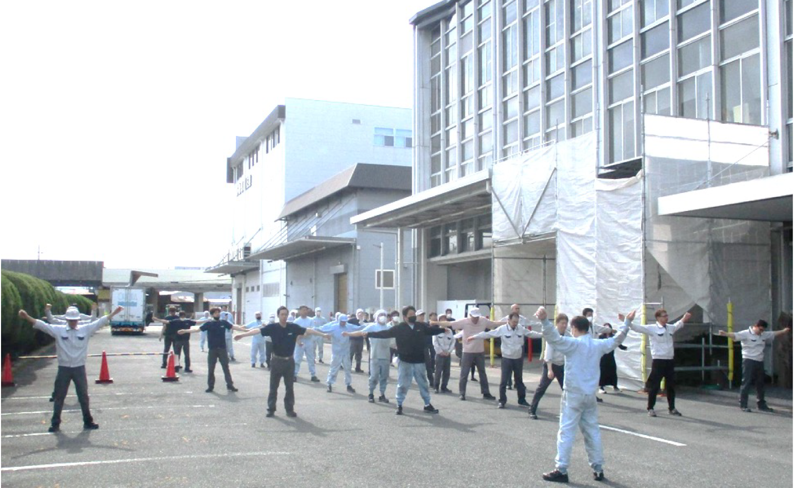 ラジオ体操の様子2